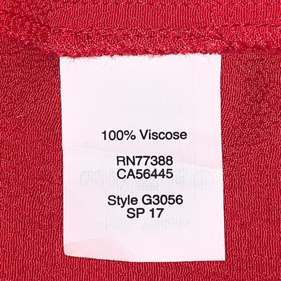 Madewell Mini Dress Short Sleeve Red Cherry Pullover Size XS - Picture 8 of 9